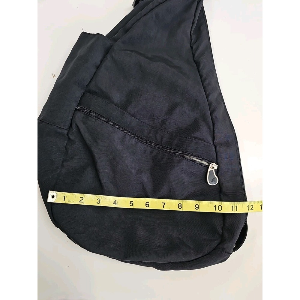AmeriBag 19" Healthy Back Bag Tote®, Distressed Nylon, Black - Picture 13 of 16